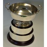 Lawn Tennis Federation Cup Trophy a large silver-plated trophy replicating the two handled bowl