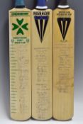 Worcestershire CCC Signed Cricket Bats to include teams from 1989 (Champions), 2000 v Somerset