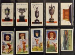 Collection of various Pattreiouex Manchester golfing cigarette cards from the 1920/30's to include