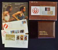 1976 Montreal Olympic Programme and Souvenir Stamp Collection containing details of the events and