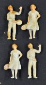 Tennis Wedding Cake Decorative Figures includes 4x small figures male and female figures in tennis