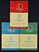 1948 London XIVth Olympiad Programmes dates include 2, 3 and 5 August Athletics programmes included,