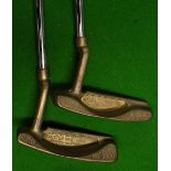 2x Ping bronze putters to include Ping A-Blade and My Day - all fitted with original ping grips, and