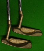2x Ping bronze putters to include Ping A-Blade and My Day - all fitted with original ping grips, and