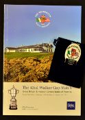 2011 Walker Cup golf programme and official Jordan Speith USA players money clip - played at Royal