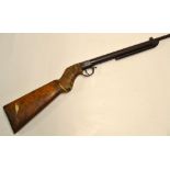Diana 177 air rifle - break barrel c/w adjustable rear site and fitted with semi pistol grip