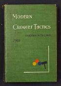 1910 'Modern Croquet Tactics' Book by C.D. Locock with an introduction by Jarvis Kenrick, 2nd