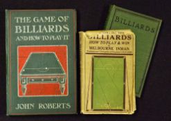 Billiards Books 'The Game of Billiards and How To Play It' by John Roberts, c1905, with 142