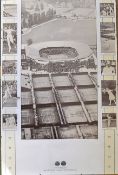 2x Wimbledon Posters depicting The All England Lawn Tennis & Croquet Club Wimbledon various scenes