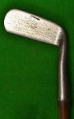 Early Tom Stewart unusual forward face blade smf putter stamped with the early pipe brand mark and