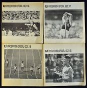 1970 Mexico Olympic Programmes includes Athletic programmes date 15, 16, 17 and 18 October all