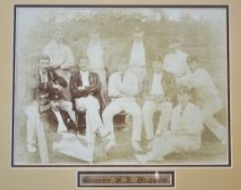 Early Surrey Cricket Club Eleven team photograph c.19th century - official team photograph some