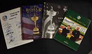 Ryder Cup Selection one signed to incl 2004 Ryder Cup programme played at Oakland Hills Country Club