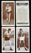 1938 Boxing cigarette cards - full set of WA & AC Churchman "Boxing Personalities" 50/50 to incl Max