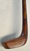 Tom Morris St Andrews signature Sunday golf walking stick - fitted with socket head golf club handle