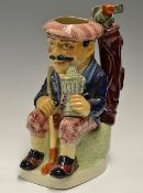 Fine Kevin Francis Ceramics golf Toby jug c. 1990 - handmade and hand painted ltd ed 1000 his golf