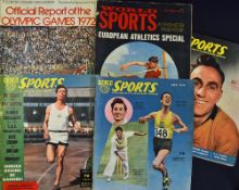 World Sports Magazine Selection includes 1955 and 1956 x2 issues, also including 1969 Issue together