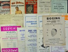 1950s onwards Assorted Boxing Programmes including 1945 Boxing News Annual, 1950 Bruce Woodcock,