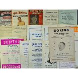 1950s onwards Assorted Boxing Programmes including 1945 Boxing News Annual, 1950 Bruce Woodcock,