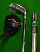 Super Stick Adjustable steel shaft iron together with 2x Swing Rite swing trainers (3)