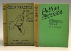 Early Golf Instruction books from the 1920/30's to incl Henry Hughes - "Golf Practice - for