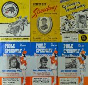 Selection of 1970s signed Speedway Programmes including 1967 Coventry v Halifax, 1974 Wolves v Poole