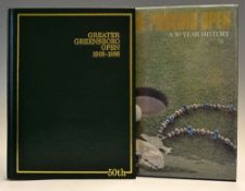 2x America Golf Tournament Open Anniversaries Books to incl "Greater Greensboro Open 1938-1988