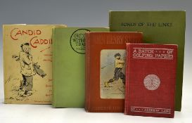 Early Golf Stories and Golf Fiction books (5) to incl Frederick Adams "John Henry Smith - A Humorous