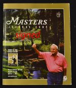 2004 Masters Golf Championship Journal signed programme - profusely signed by 73 out of the 90