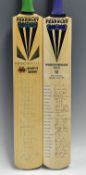 Signed Benefit Match Cricket Bats including Steve Rhodes 1996 Worcestershire CCC signed bat and Phil