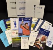 Collection of Open Golf Championship related items to incl RBS Jack Nicklaus £5 note and other