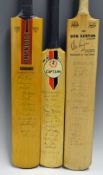 Don Kenyon Signed Cricket Bat with the 1964 Australian team signed to the blade and Worcestershire