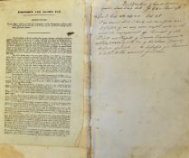 1840s-1860s Minute Book of Income Tax for Worcester City containing information of Parish, No,