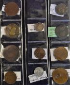 Mixed Selection of Tokens and Coins to include 1935 Jubilee Silver commemorative coin, Empire King