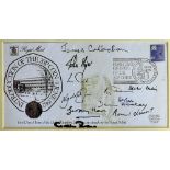 Autographs Various Prime Ministers / Politicians on FDC including John Major, James Callaghan,