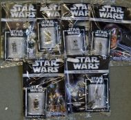 2007 Star Wars Official Figurine Collection includes a selection of figures with corresponding