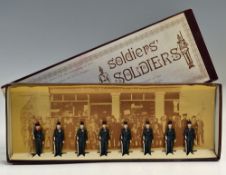 1970s Model Soldiers Type of the 'Rifle Regiments' 1880-1914 Lead Figures made in London, 54mm in