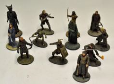 Selection of Lord of The Rings White Metal Action Figures with painted decoration to consist of