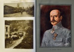 WW1 L'Album De La Guerre, gas rattle marked 1918 and Silver Bullet (or Road to Berlin). Game L'Album