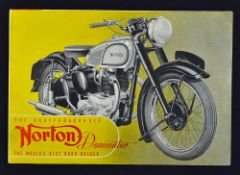 Automotive 'The Unapproachable Norton Dominator' 1949 Catalogue a four-fold sales catalogue which