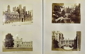 C.1880 Photo Album containing images relating to Oxford, Cambridge, Dartmoor, Ireland largely