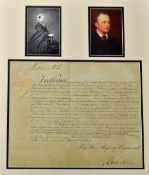 Queen Victoria Autographed General Secretary Certificate 1894: Boldly signed to top Victoria and