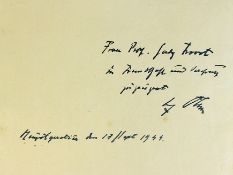Adolf Hitler Dedicated and Signed 'Wilhelm Busch Sämtliche Werke I' Book with Original Photograph of