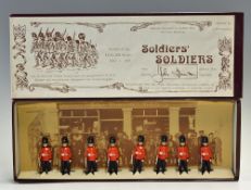 1970s Model Soldiers Type of the 'Fusilier Regiments' 1880-1914 Lead Figures made in London, 54mm in