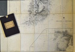 Edward Stanford Map of a Plan of St George Harbour Island of Grenada from an 1801 Survey by Gavin