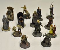 Selection of Lord of The Rings White Metal Action Figures with painted decoration featuring Gimli,