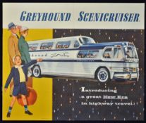 Automotive Greyhound Scenicruiser Publication c.1950s a fine 8 page publication with 6 beautiful