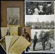 Selection of WWI Military Postcards depicting uniformed soldiers, Field Marshall Sir john French,