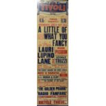 1953 New Tivoli Hull Theatre Poster dated Monday 27th July a brand new great comedy show, A Little