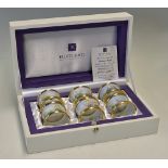 Rare Elliot Hall Enamels 'Nelson's Fleet' set of 6 Napkin Rings limited edition number 9 out of only